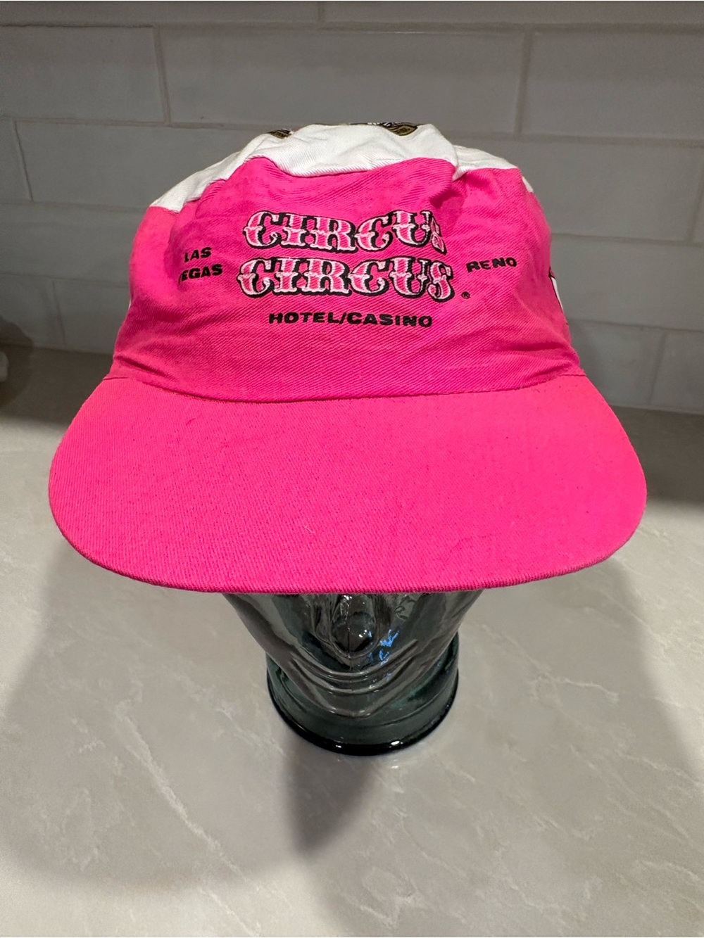 VTG Circus Circus Hotel Casino Las Vegas NV Pink Painters Snapback Hat Cap Adult